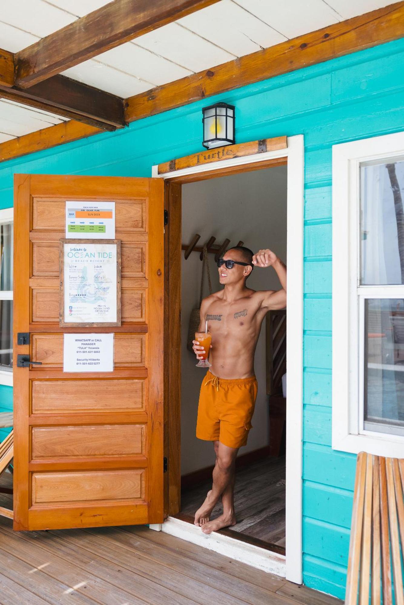 Ocean Tide Beach Resort San Pedro  Exteriör bild